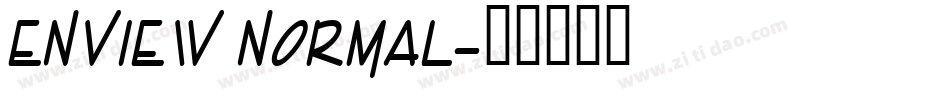 Enview Normal字体转换